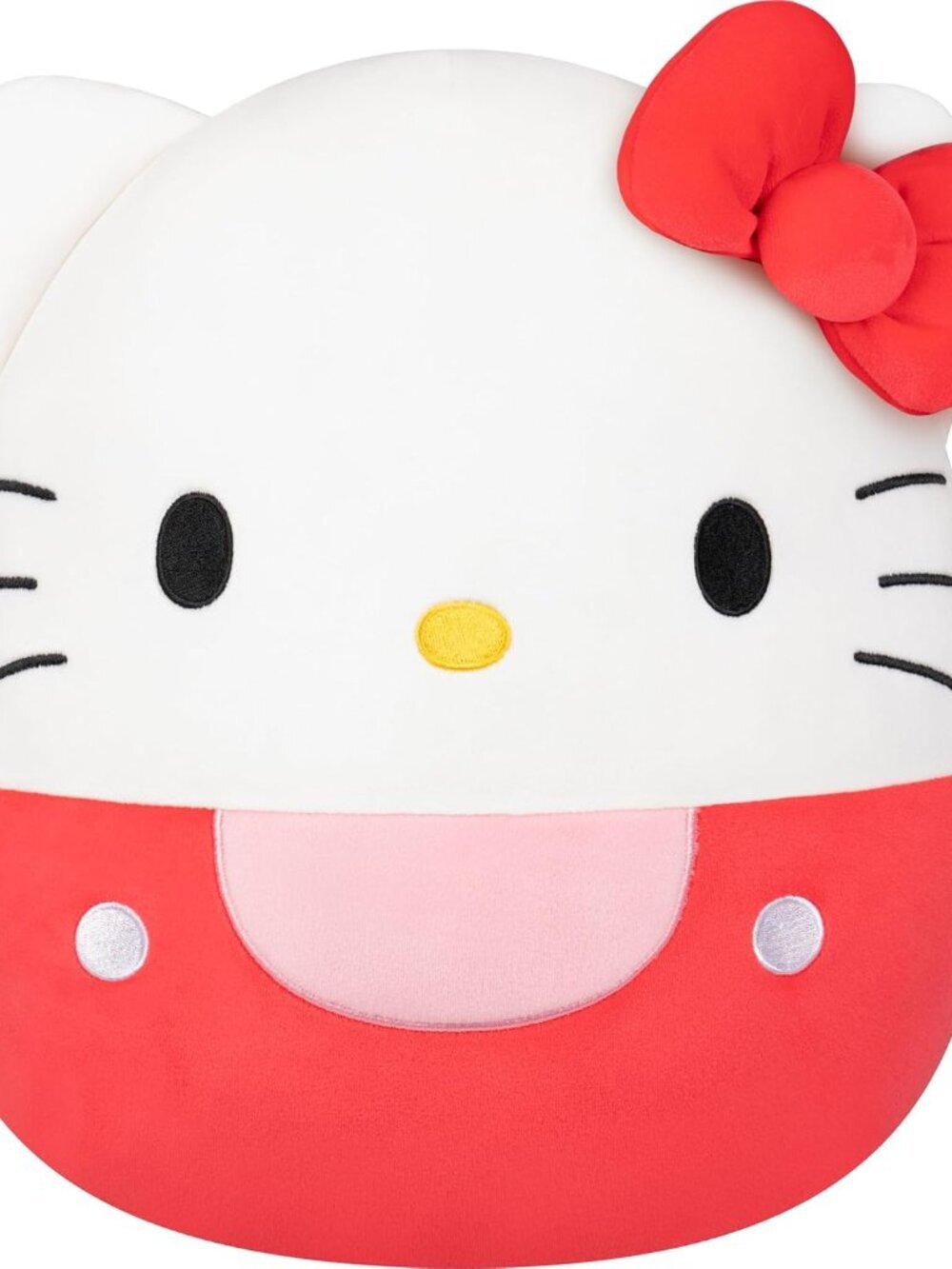 NWT Squishmallow's Original 16in Hello Kitty in Red Overalls